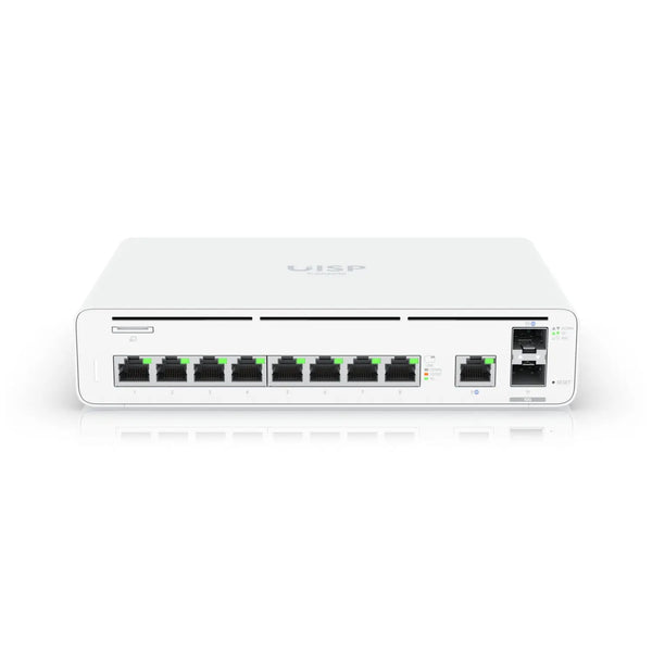 UBIQUITI UISP-CONSOLE Switch integrado 8 Puertos  LAN RJ45Puerta de enlace LAN SFP+ de 10 G y dos puertos WAN SFP+ de 10 G y RJ45 GbE