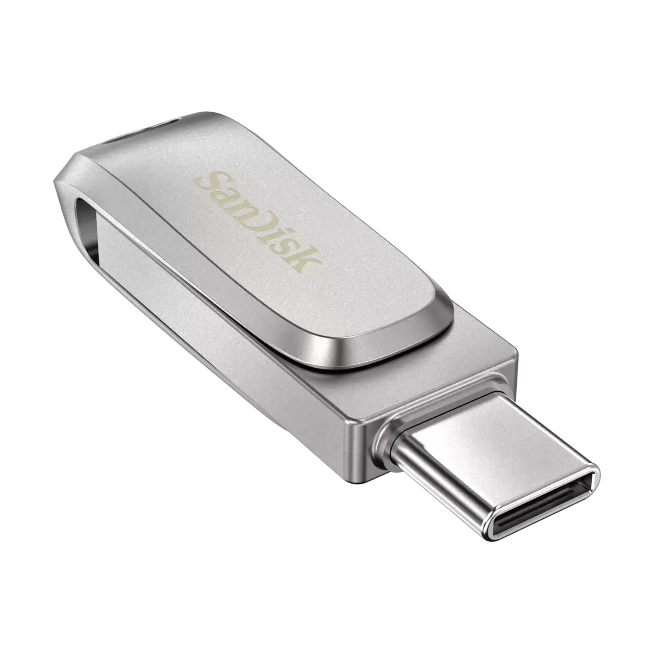 SANDISK SDDDC4-128G-G46 Memoria USB 128GB Ultra Dual Drive Deluxe 2 en 1 Metálica Plateada