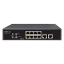 UNIVIEW NSW2010-10T-PoE-IN Switch 8 puertos POE y 2 puertos 10/100, Metal rackeable