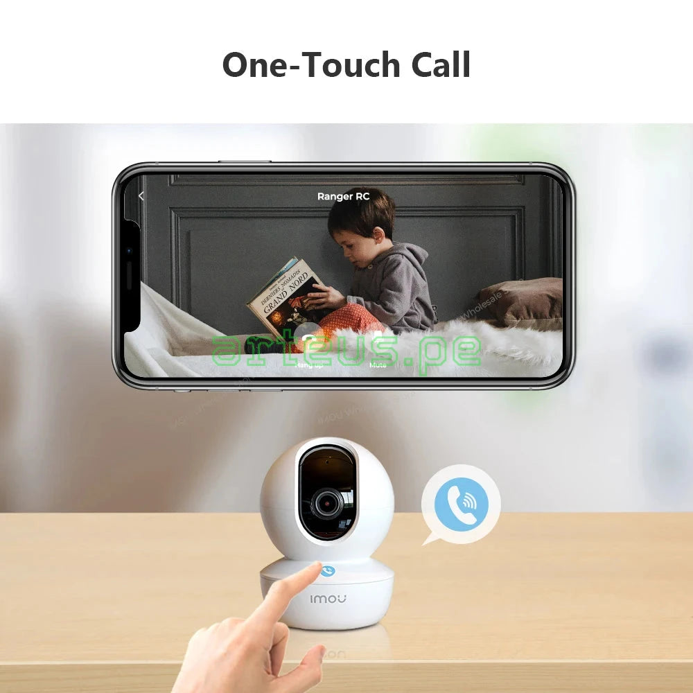 IMOU RANGER RC 3K Cámara de Seguridad WiFi 5MP PT 360° IPC-GK2CN-5C1WR
