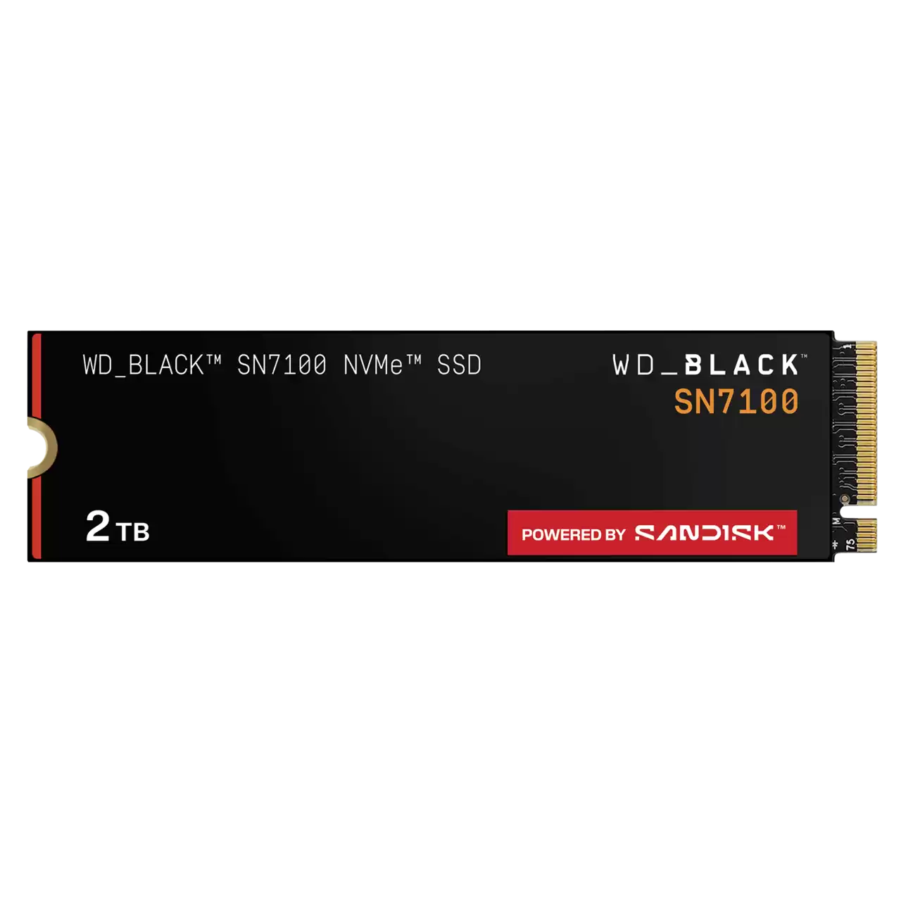WD BLACK SN7100  Unidad SSD 2TB NVMe M.2 2280 WDS200T4X0E