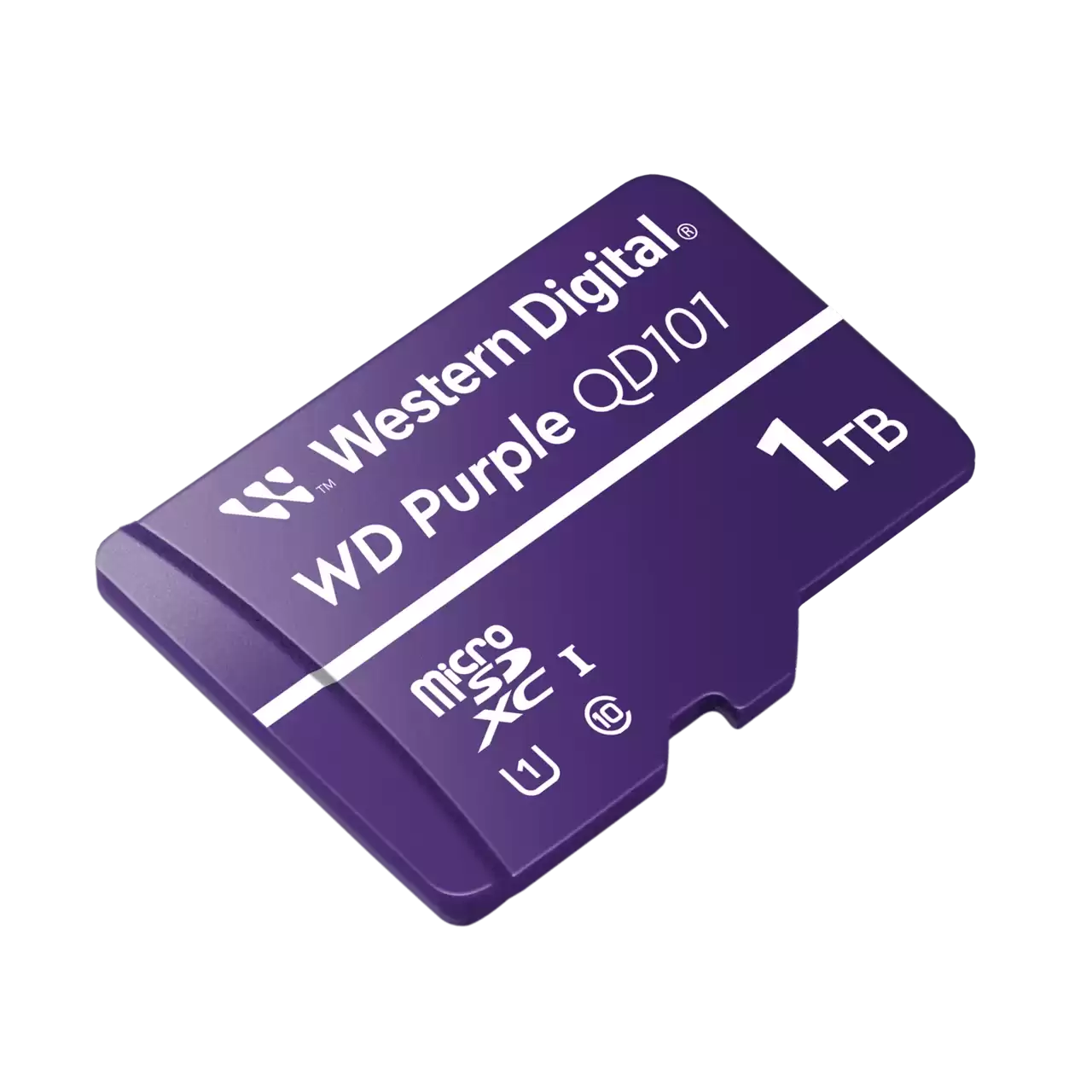 WD Purple QD101 Tarjeta microSD 1TB para Videovigilancia WDD100T1P0C