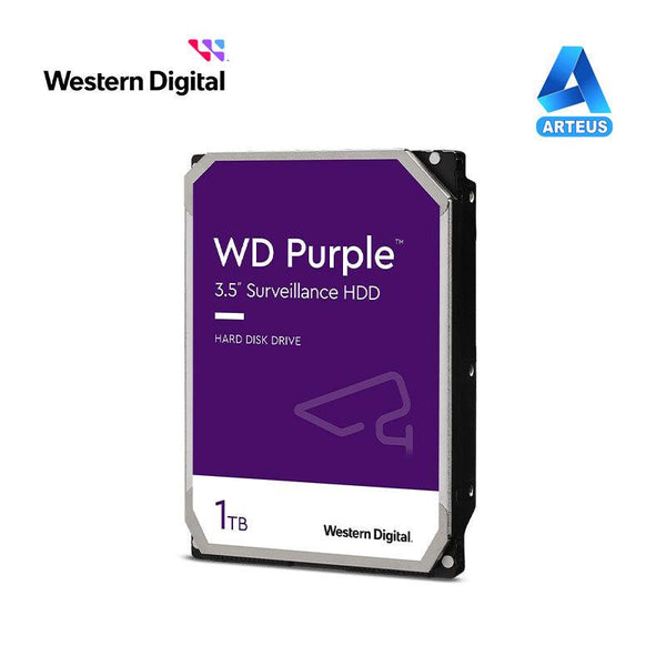 Western Digital WD11PURZ - Disco duro para videovigilancia de 1TB WD Purple. - ARTEUS