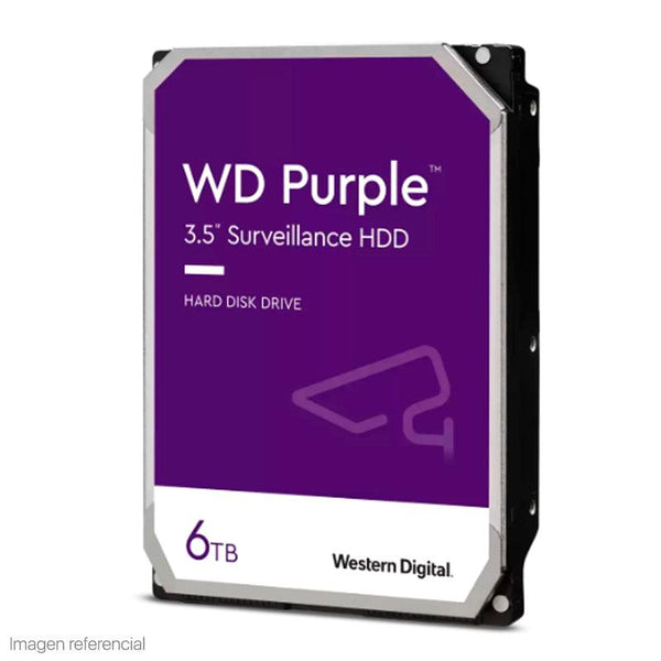 Western Digital WD64PURZ - Disco duro para videovigilancia de 6TB WD Purple. - ARTEUS