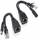 YUS POE00 Par Cable Conector Inyector PoE Pasivo 12V Ethernet RJ45