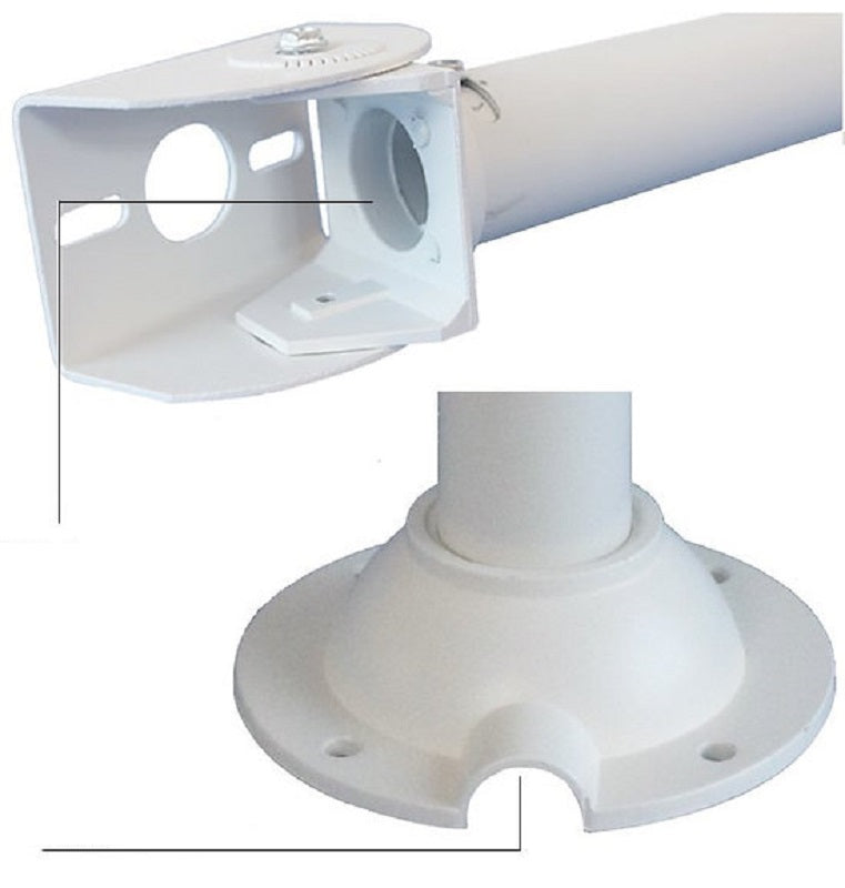 YUS CASR00-A-60120, Soporte Extendible 60-1.20cm Aluminio Anticorrosivo