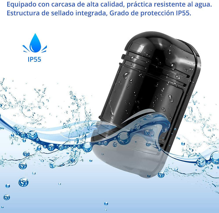 YUS BIR00-100 Cerco infrarrojo sensor fotoeléctrico doble haz x 100mts