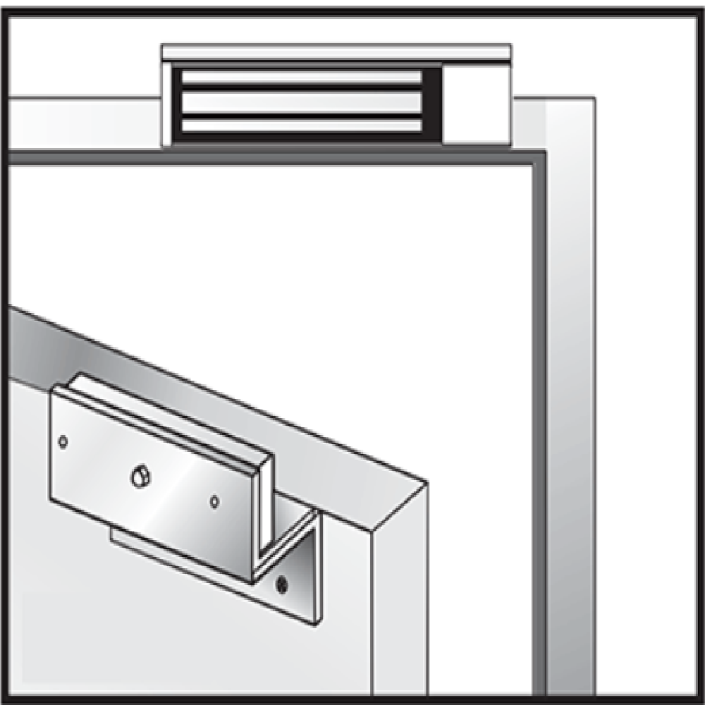 ZKTECO LMB-280Z Soporte Z para Cerradura LM-2805