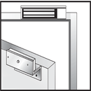 ZKTECO LMB-280Z Soporte Z para cerradura LM-2805