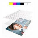 ZEBRA 800300-563LA, FITA Efeito de marca d'água de longa duração. YMCKLL 200 imagens. Fita para impressoras ZC300 LA