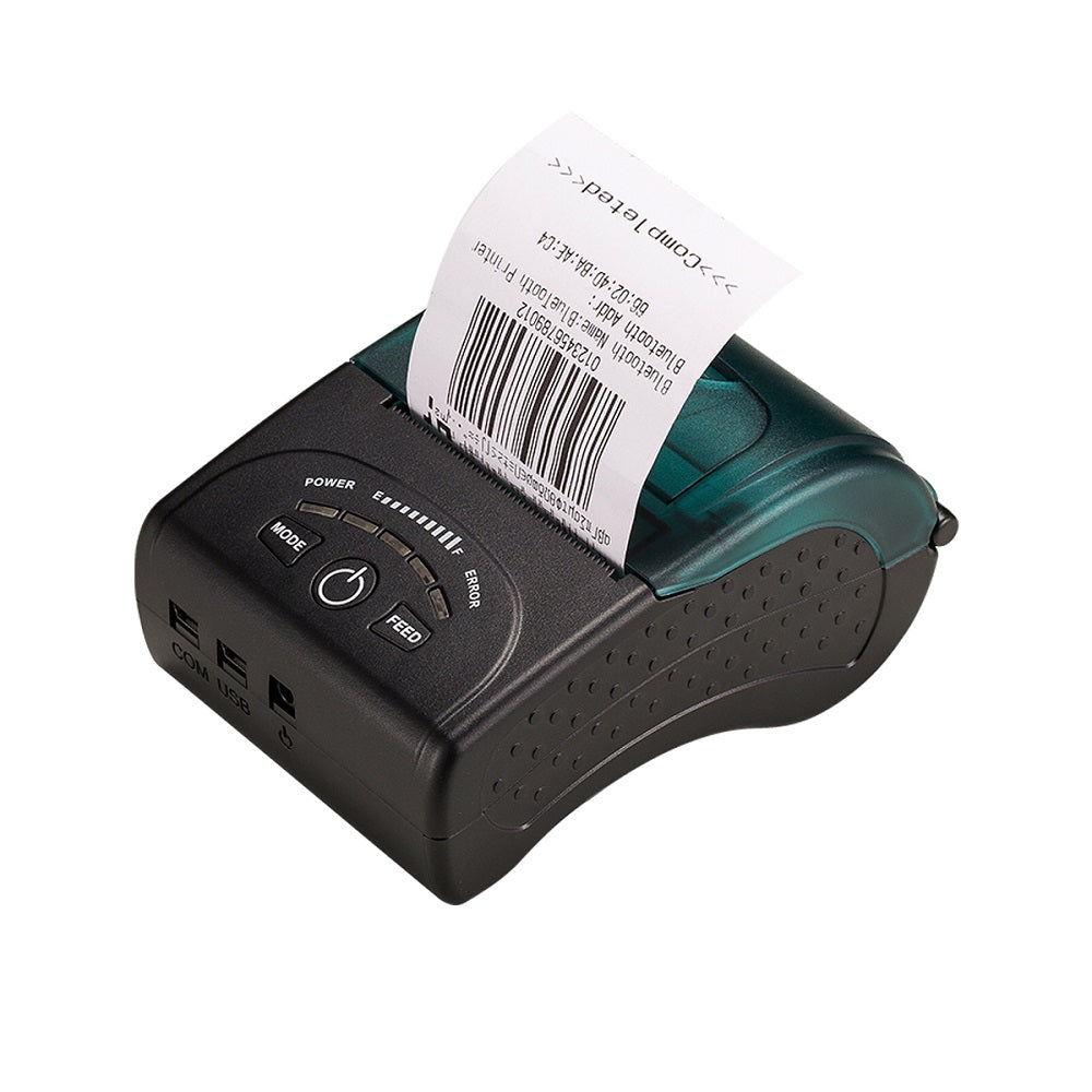 ZKTECO ZKP5808 Ticketera Impresora Térmica Portátil BT para Sistema de Facturación