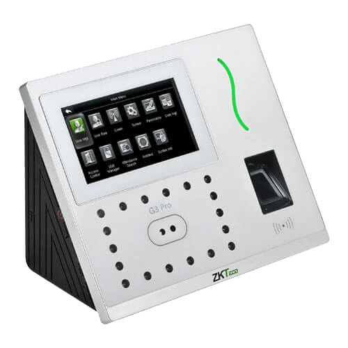 ZKTECO G3 PRO/POE, Reloj biométrico para control de asistencia y control de acceso de rostro y huella conexión por red y poe - ARTEUS