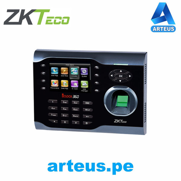 ZKTECO ICLOCK360/ID, Terminal de huella para gestión de tiempo - ARTEUS