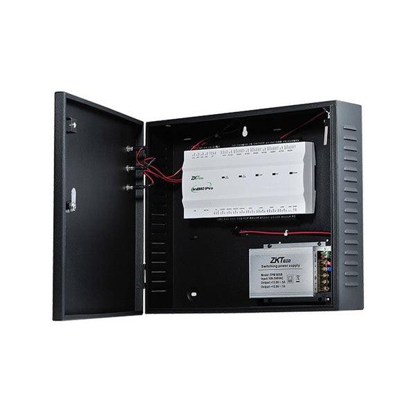 ZKTECO INBIO460 PRO BOX, Panel de control de acceso controla 4 puertas. Incluye gabinete y fuente - ARTEUS