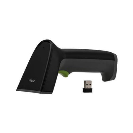 ZKTECO ZKB202S, Lector escáner digital de códigos de barra pistola de mano con conexión USB. Inalámbrico. Lectura 1d/2d. Accesorio para facturación electrónica pos - ARTEUS