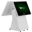 ZKTECO ZKAIO4000W Terminal punto de venta todo en uno POS Android doble pantalla LCD