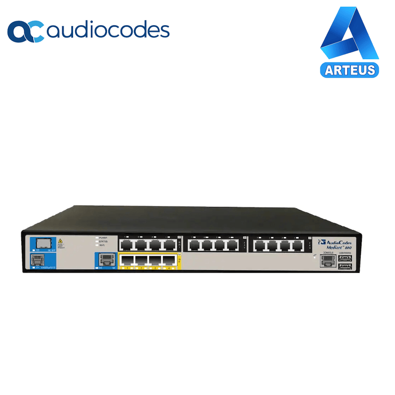 AUDIOCODES M800-4S8O-SBA _ KIT SBA para Microsoft LYNC / Mediant 800 MSBR - ARTEUS