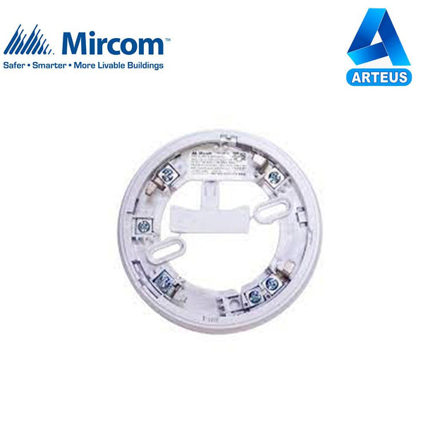 Base para detector de humo y temperatura direccionable MIRCOM MIX-4002 sin borde compatible con la serie FX400 - ARTEUS