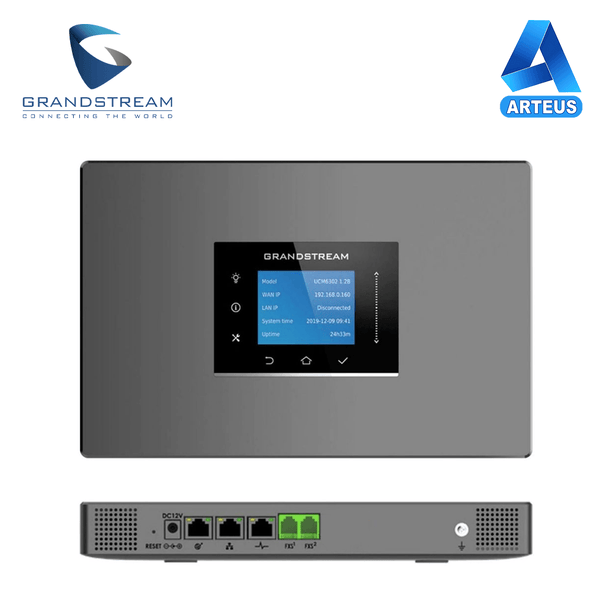 Central telefonica IP GRANDSTREAM UCM6300A hasta 250 registros - ARTEUS