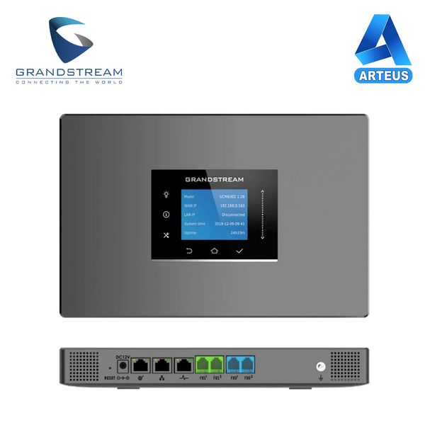 Central telefonica IP GRANDSTREAM UCM6302 hasta 1000 registros - ARTEUS