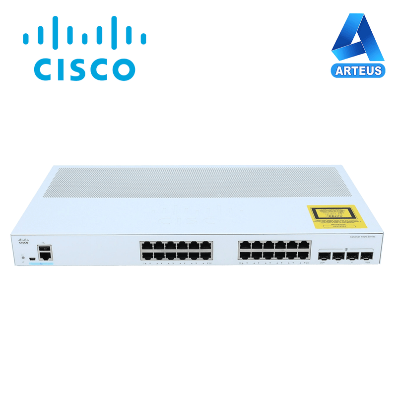 CISCO C1000-24T-4G-L-FT - SWITCH CATALYST 1000 CON 24 PUERTOS GIGABIT 4SFP CAPA 2 - ARTEUS