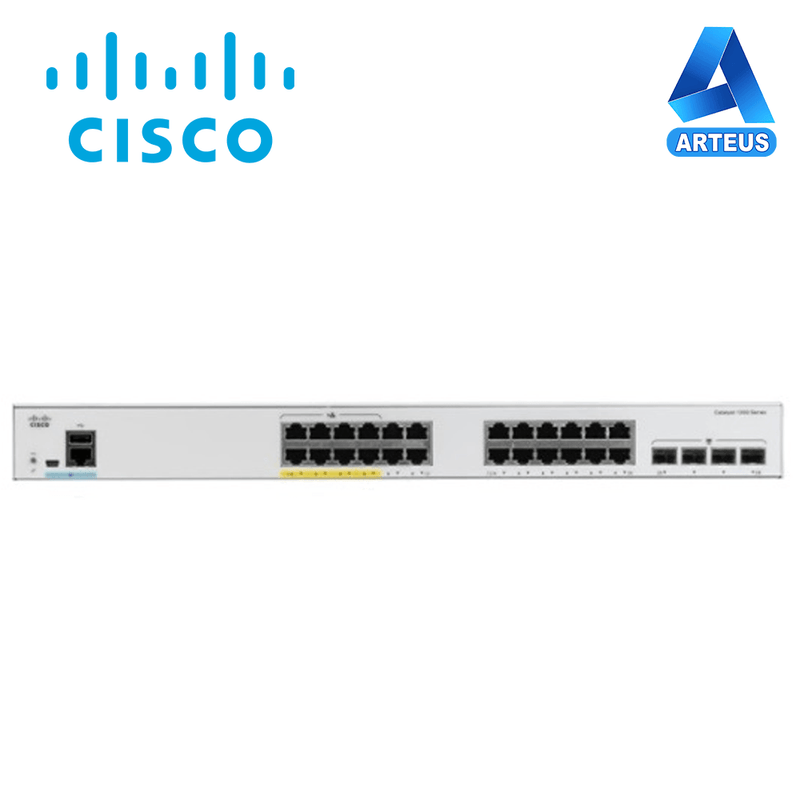 CISCO C1000-24T-4G-L - SWITCH CATALYST 1000 - 24 PUERTOS - GIGABIT - 4 SFP - GESTIONADO - ARTEUS