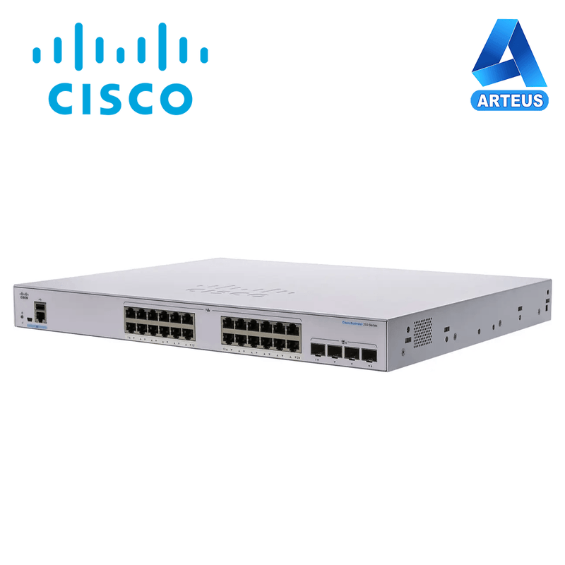 CISCO CBS250-24T-4X-NA - SWITCH SMART BUSINESS CISCO DE 24 Puertos +4x10G SFP+ - ARTEUS