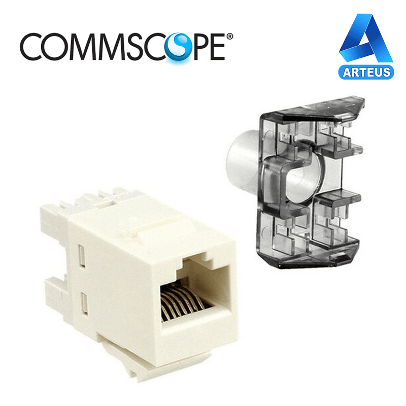 COMMSCOPE 1375055-1, Jack sl modular rj45 cat 6 beige - ARTEUS