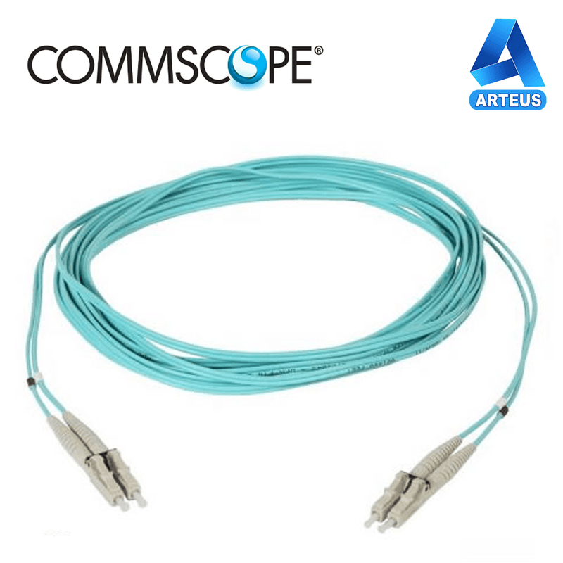 COMMSCOPE 2160046-3, Patch cord de fibra óptica om4 lc a lc dúplex /lszh(multimodo) 3mtrs. - ARTEUS