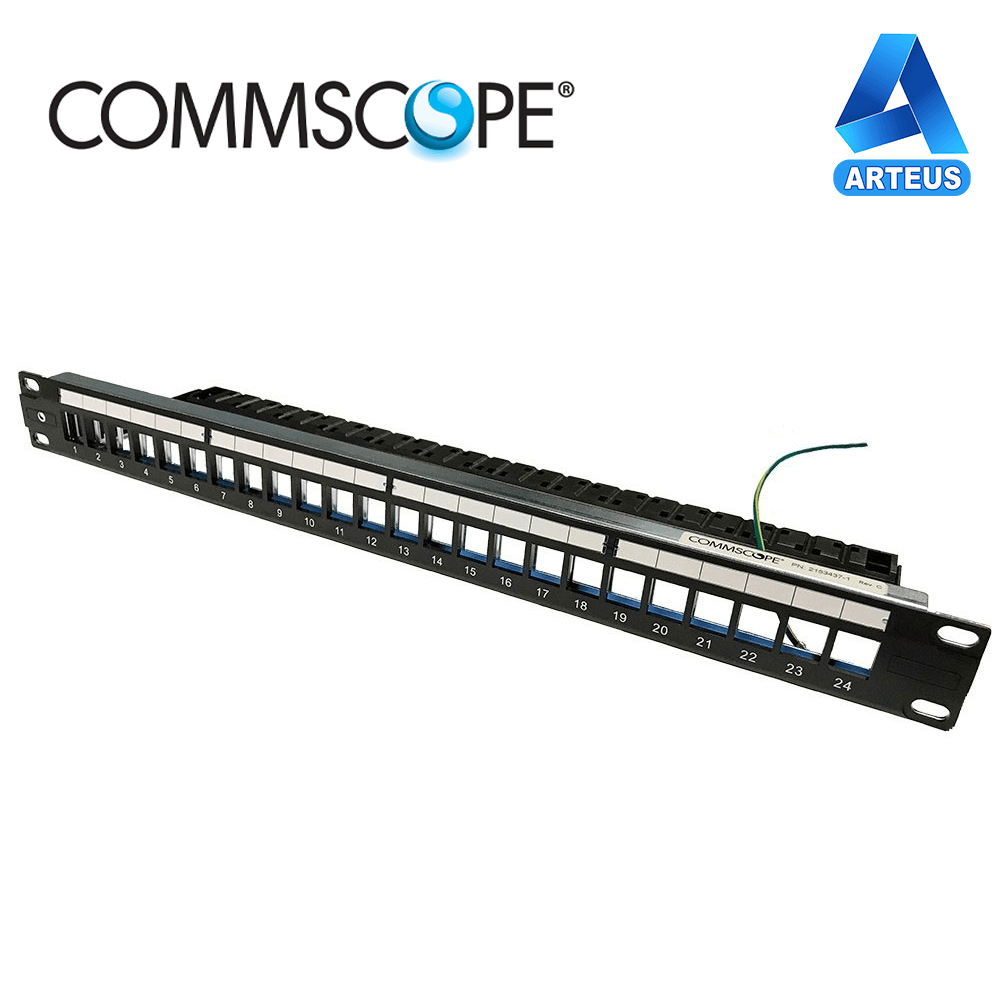 COMMSCOPE 760237046 Panel de conexión 24p stp cat.6/cat 6a. | blindado