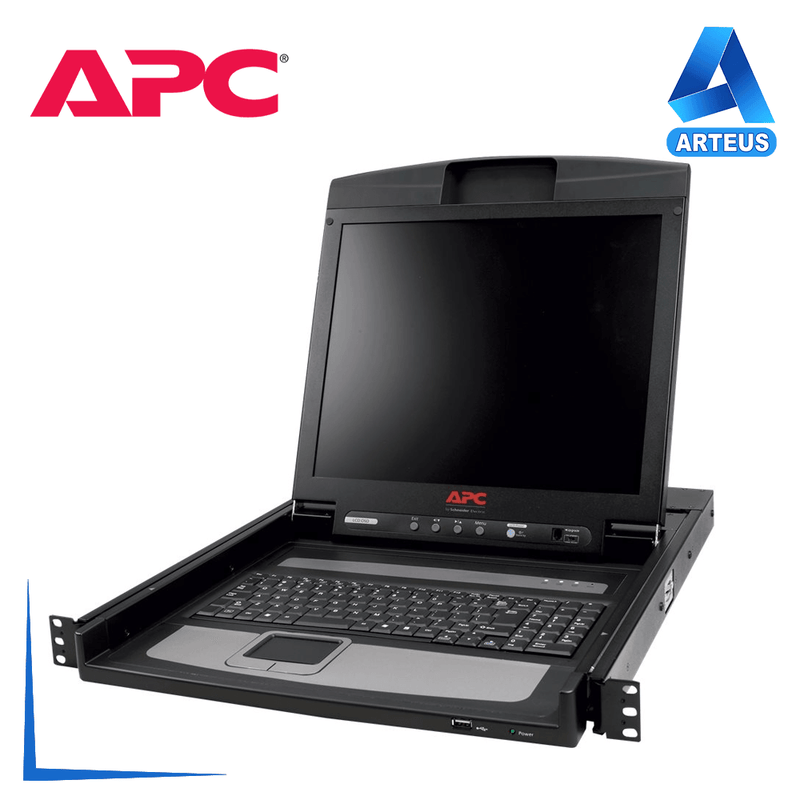 Consola APC AP5717 pantalla LCD 17" con teclado y touchPad 1U Rackeable - ARTEUS