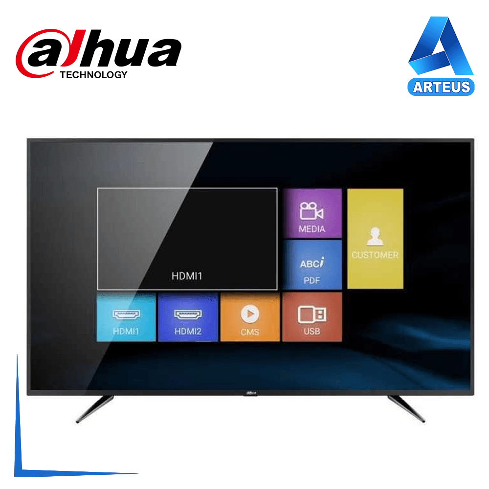 DAHUA DHI-LM50-F410-F-V1 - MONITOR LED / 50" / UHD / OPERACIÓN WIFI - ARTEUS
