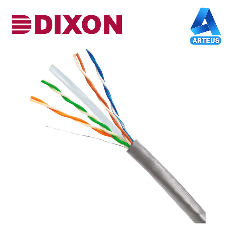 DIXON 3066 WH, Cable de red utp categoria 6, 305m- blanco- exterior - ARTEUS