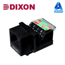 DIXON KJ7-CE-US/BKN, Jack rj45 cat.5e | negro | a presión - ARTEUS