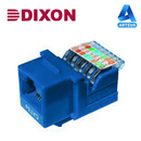 DIXON KJ7-CE-US/BLN, Jack rj45 cat.5e | azul | a presión - ARTEUS
