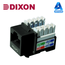 DIXON KJ8-CE-US/BKN, Jack rj45 cat.5e | negro | de poncheo - ARTEUS