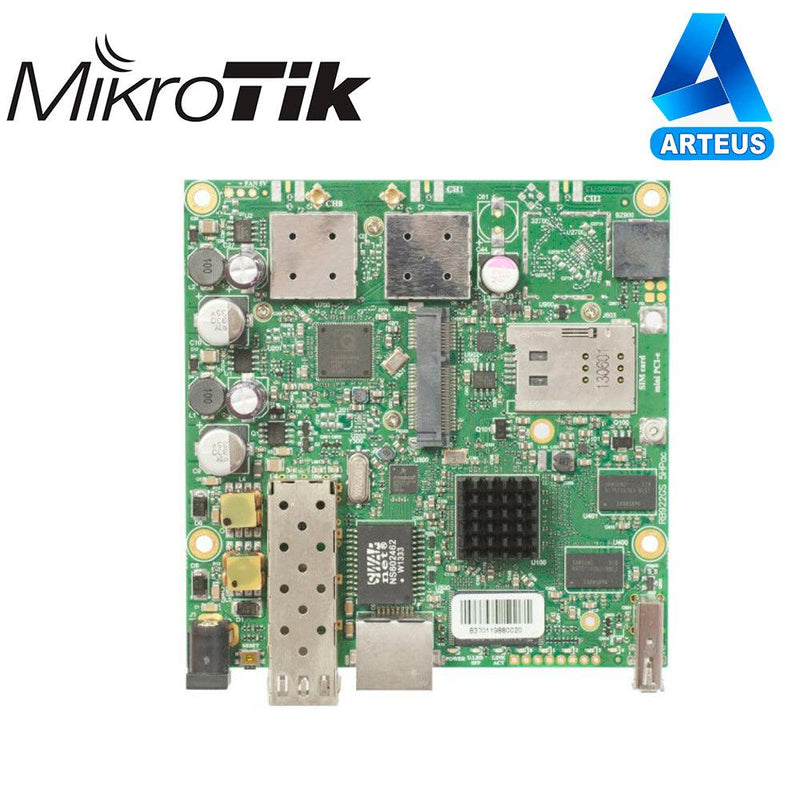 Enrutador inalambrico MIKROTIK RB922UAGS-5HPacD CPU de 720MHZ, 128mb de RAM, 1GB, 1SFP, 1 MINIPCI-E, 1 SIM. De dos cadenas integrada de 5GHZ. L4 - ARTEUS