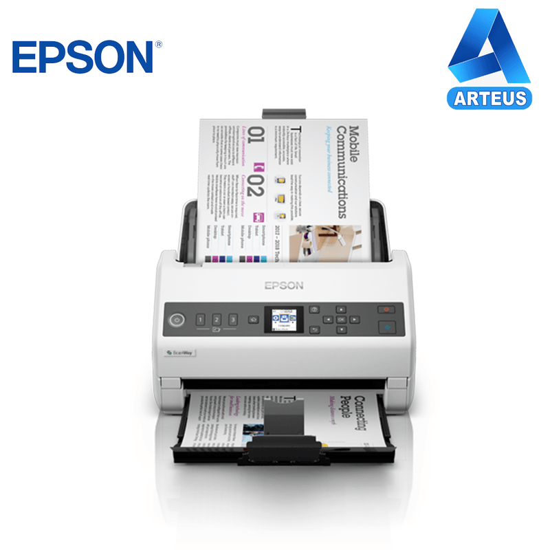 EPSON DS-730N - ESCÁNER EPSON DS-730N, USB 2.0, ETHERNET, ALIMENTACION VERTICAL, DUPLEX A COLOR. - ARTEUS