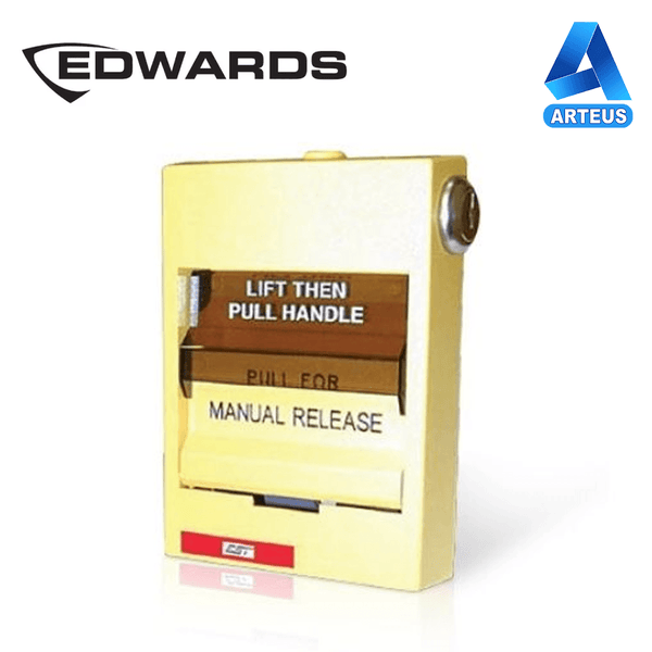Estacion manual EDWARDS 278A-REL pulsador de emergencia doble accion con llave - ARTEUS