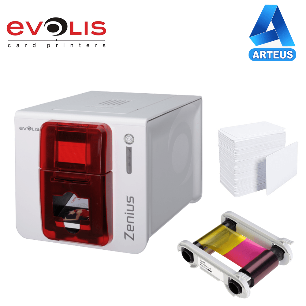 EVOLIS ZN1U0000RS - IMPRESORA DE TARJETAS PVC ZENIUS CLASSIC FIRE/ USB/ - ARTEUS