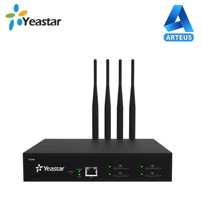 Gateway VOIP GSM YEASTAR TG400 con soporte para 4 tarjetas SIM - ARTEUS