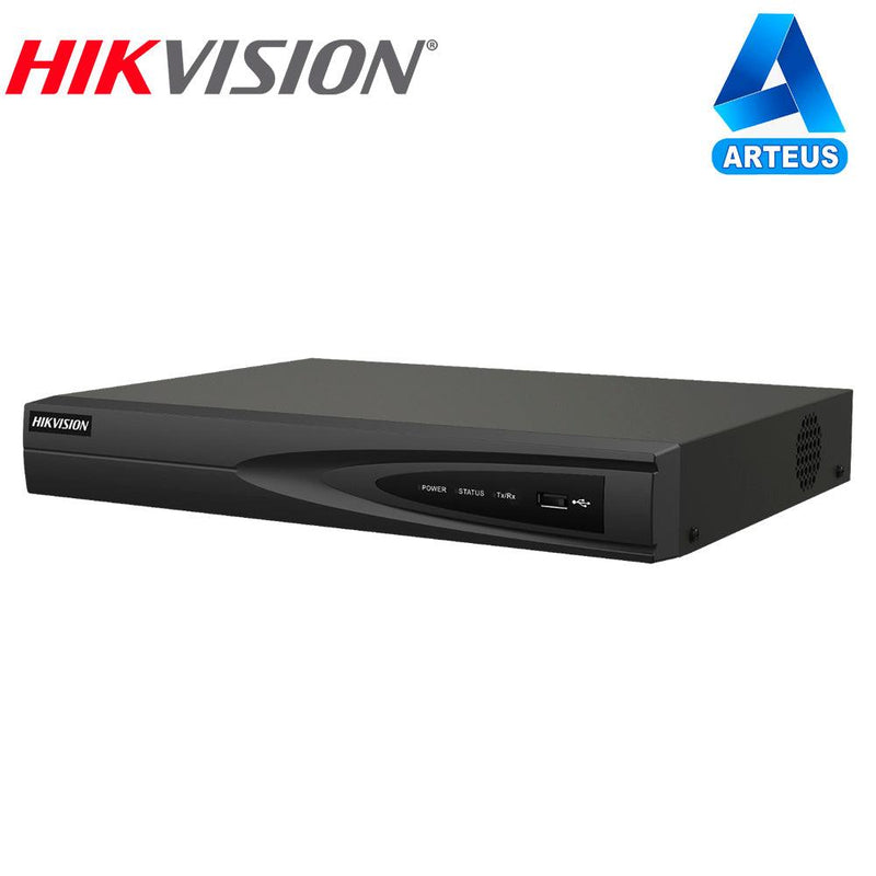 HIKVISION DS-7608NI-Q1 - GRABADOR NVR 8 MP (4K) / 8 canales IP / 1 Bahía de Disco Duro / HDMI en 4K - ARTEUS