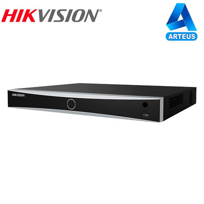 HIKVISION DS-7608NXI-I2/S - NVR ACUSENSE 8CH 12MP (4K) / RECONOCIMIENTO FACIAL / 8 CANALES IP / BASE DE DATOS / 8 PUERTOS POE+ / 2 BAHÍAS DE DISCO DURO - ARTEUS