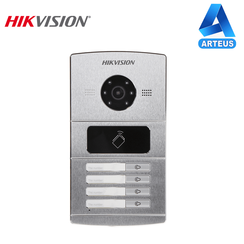 HIKVISION DSKV8102-IM - PORTERO IP EXTERIOR PARA EDIFICIO 1.3MP 1 CANAL - ARTEUS