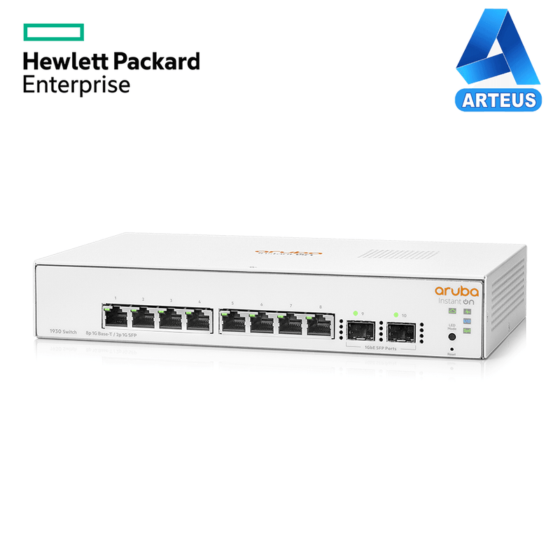 HPE ARUBA JL680A - CONMUTADOR ARUBA INSTANT ON 1930 8G 2 SFP - ARTEUS