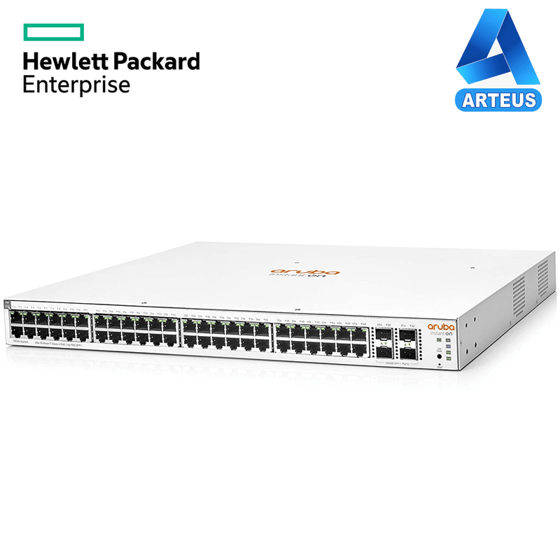 HPE ARUBA JL686A - SWITCH POE ARUBA INSTANT ON 1930 48G POE CLASE 4 4 SFP/SFP+ 370 W - ARTEUS