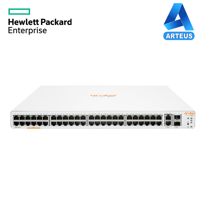 HPE ARUBA JL808A - CONMUTADOR ARUBA INSTANT ON 1960 48 G 2 XGT 2 SFP+ - ARTEUS