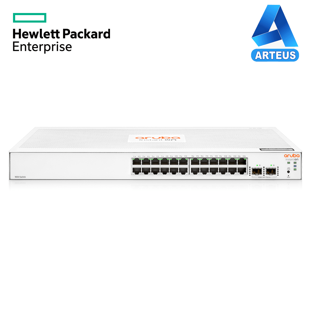 HPE ARUBA JL812A - CONMUTADOR ARUBA INSTANT ON 1830 24G 2 SFP - ARTEUS