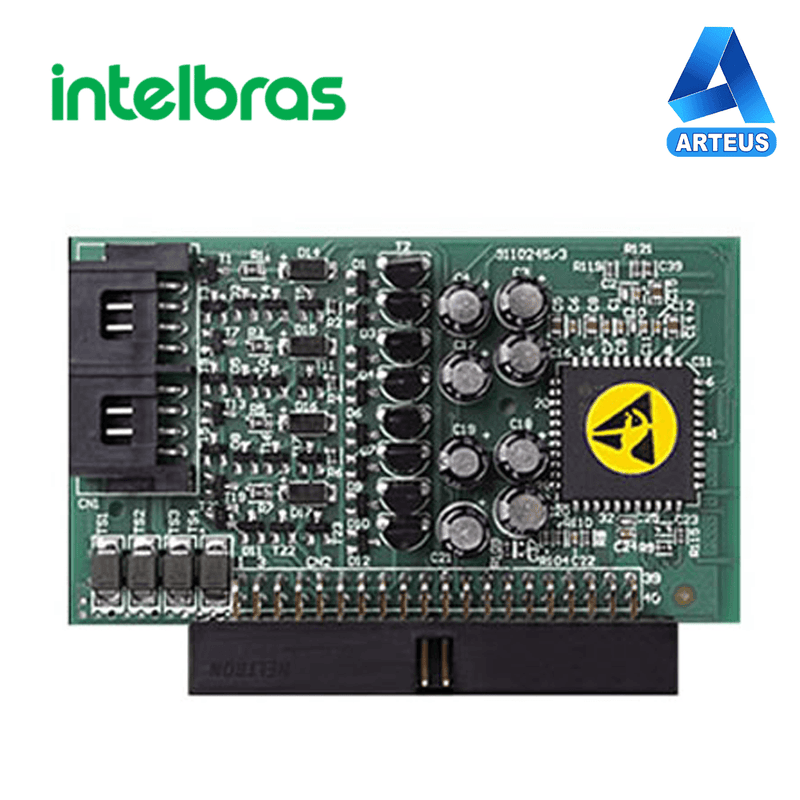 INTELBRAS 4990083 - TARJETA 4 EXTENSIONES ANALOGAS IMPACTA 16/68I - ARTEUS