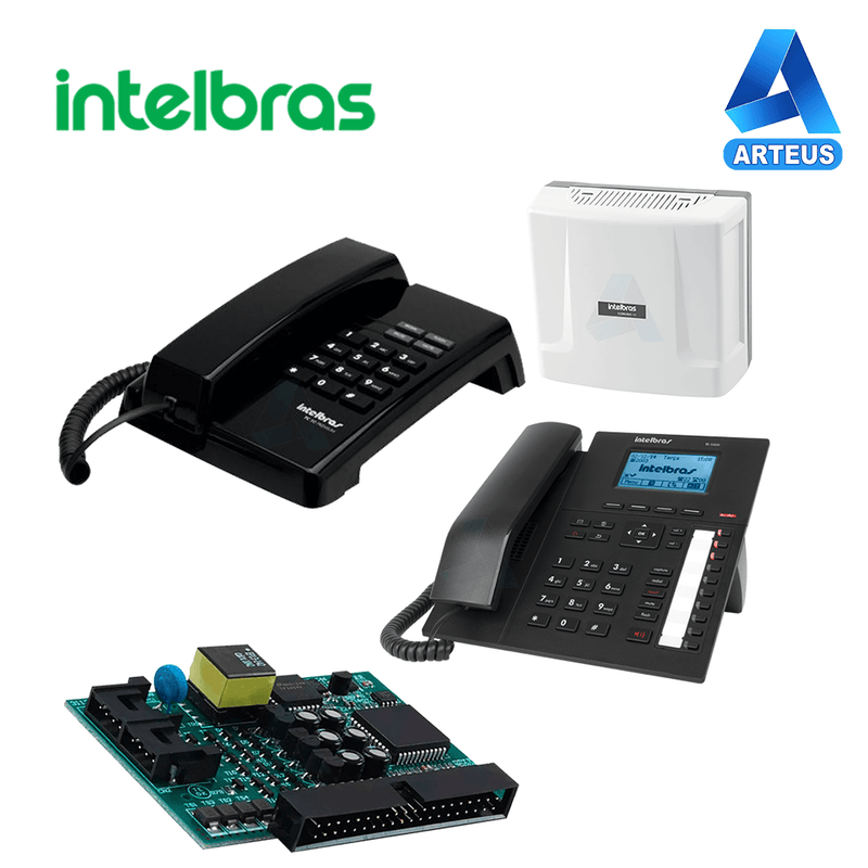 INTELBRAS KIT-HOTEL2x32 - KIT CENTRAL TELEFONICA - SOLUCION HOTELERA LITE - ARTEUS